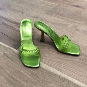 Chinese Landry barely worn mules!